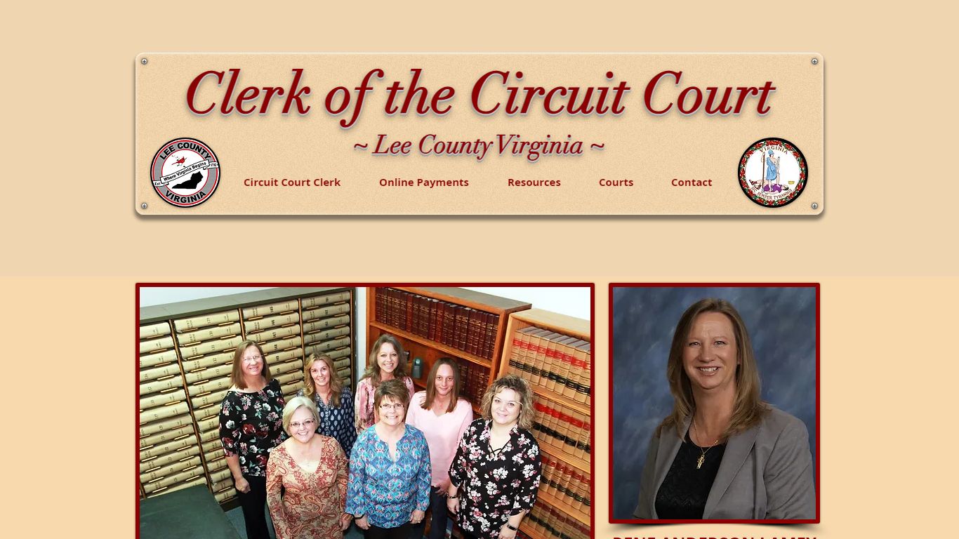 Circuit Court Clerk for Lee County Virginia